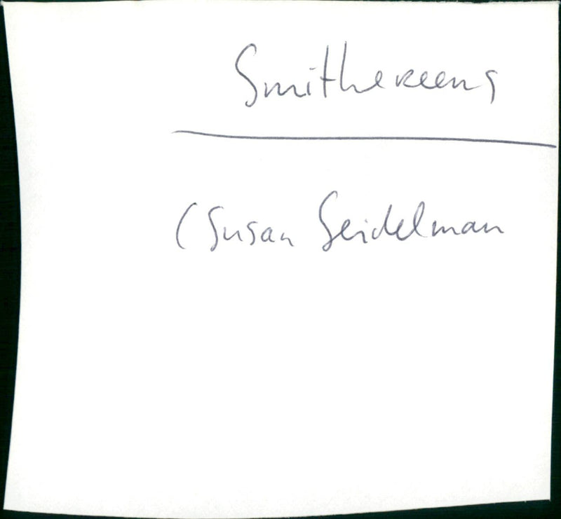 Smithereens - Vintage Photograph