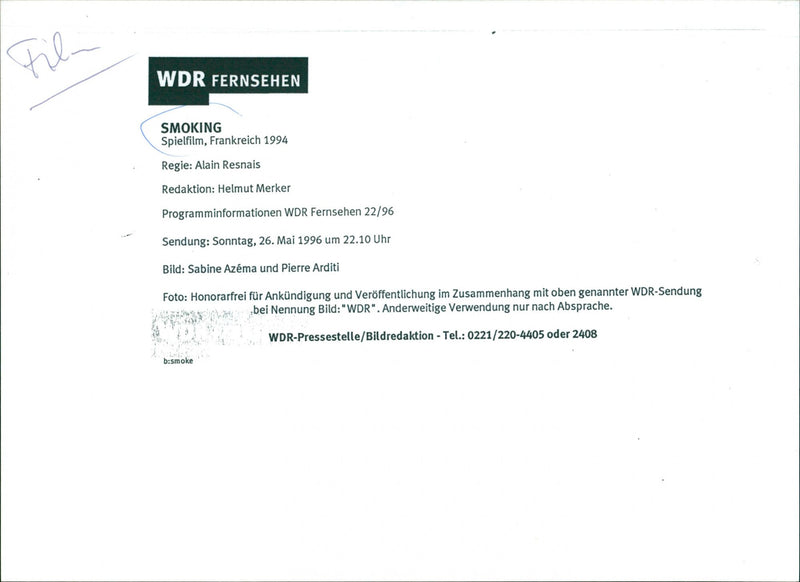 Smoking - Vintage Photograph