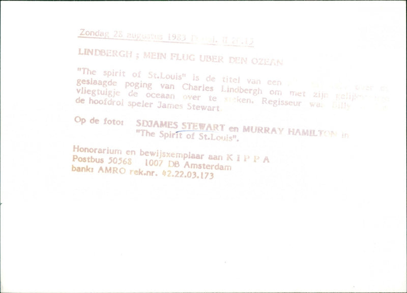 The Spirit of St. Louis - Vintage Photograph