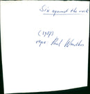 Six Against the Rock - Vintage Photograph