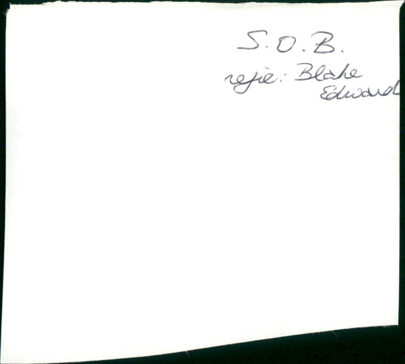 S.O.B. - Vintage Photograph