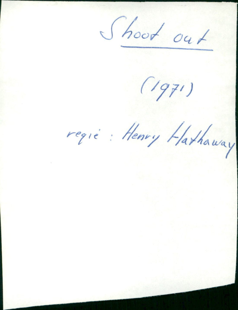 Shoot Out - Vintage Photograph