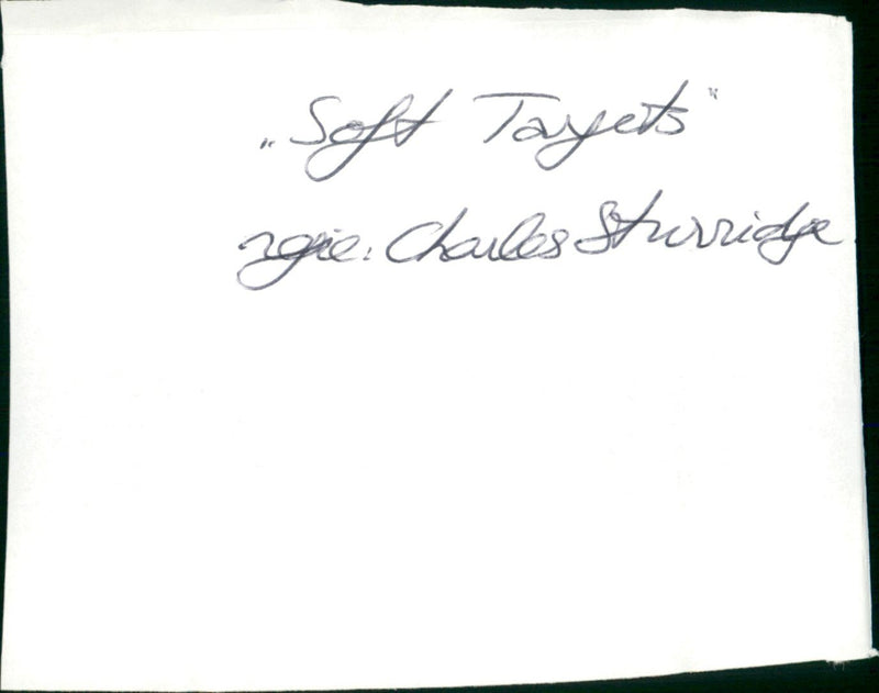 ‎Soft Targets - Vintage Photograph