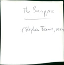 The Snapper - Vintage Photograph