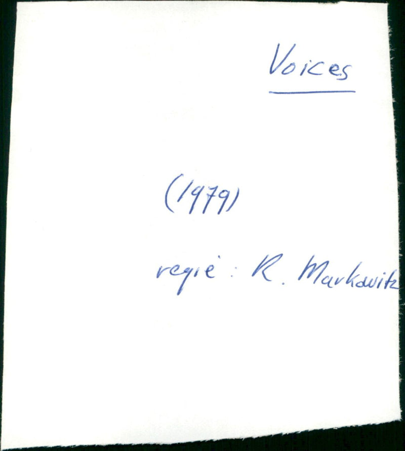 Voices - Vintage Photograph