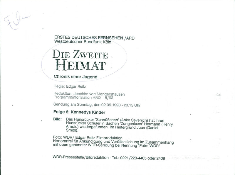 Die Zweite Heimat - Vintage Photograph