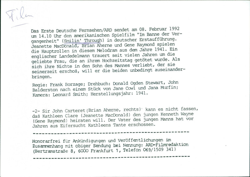 Smilin' Through - Vintage Photograph