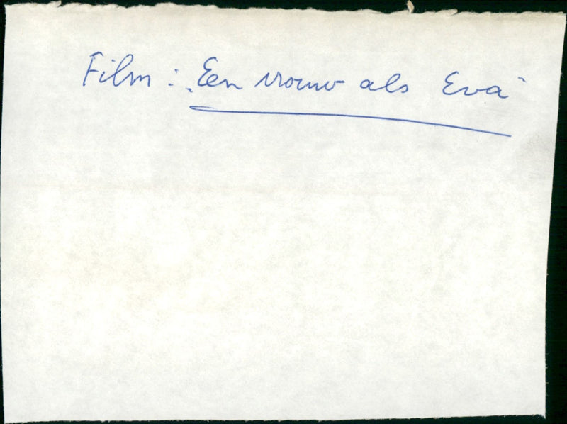 Een Vrouw als Eva - Vintage Photograph