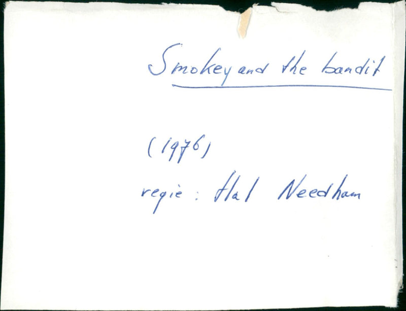 Smokey and the Bandit - Vintage Photograph