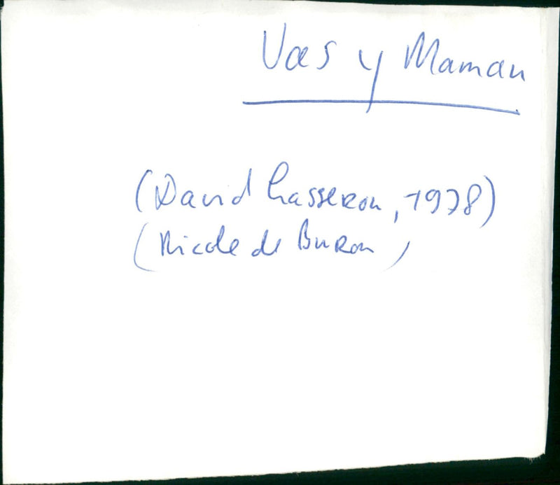 Vas-y maman - Vintage Photograph