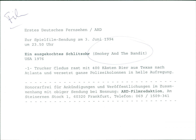 Smokey and the Bandit - Vintage Photograph