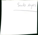 Snake Eyes - Vintage Photograph