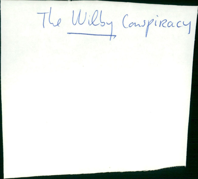 The Wilby Conspiracy - Vintage Photograph