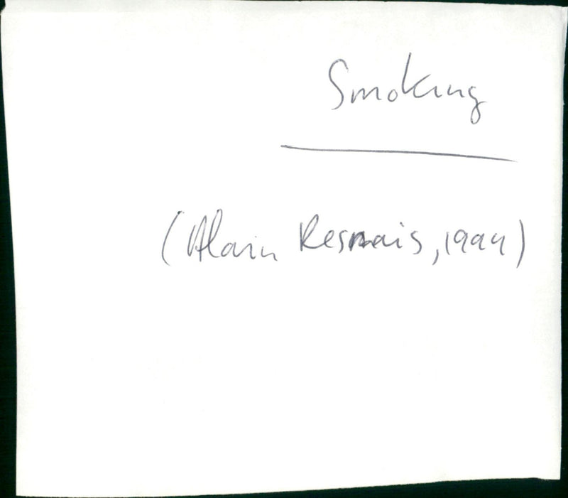 Smoking - Vintage Photograph