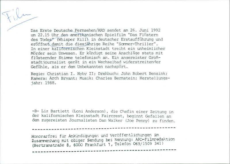 Whisper Kill - Vintage Photograph