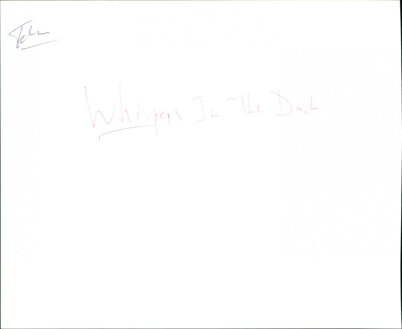 Whispers in the Dark - Vintage Photograph