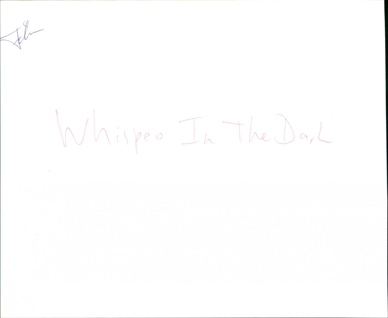 Whispers in the Dark - Vintage Photograph