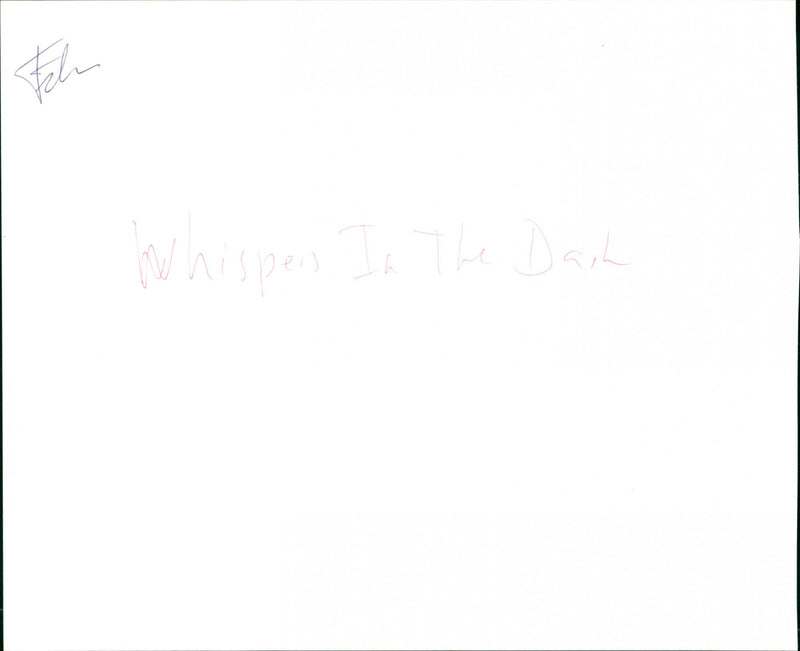 Whispers in the Dark - Vintage Photograph