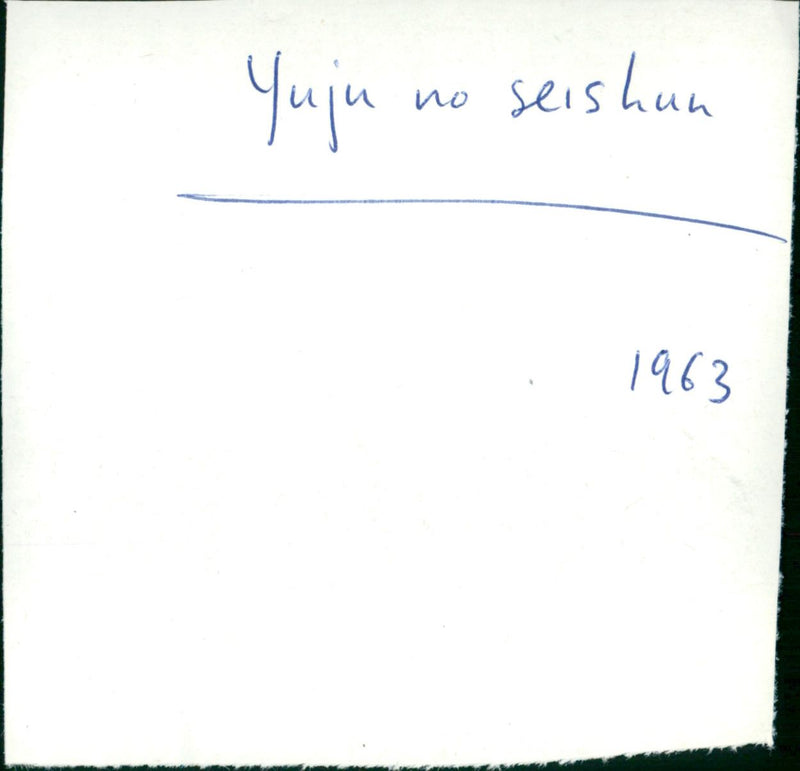 Yajū no seishun - Vintage Photograph