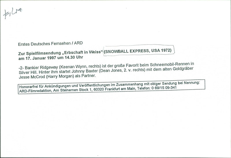 Snowball Express - Vintage Photograph