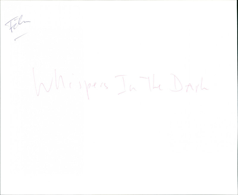 Whispers in the Dark - Vintage Photograph