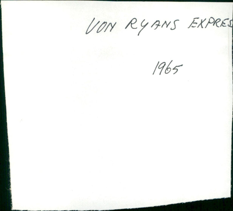 Von Ryan's Express - Vintage Photograph