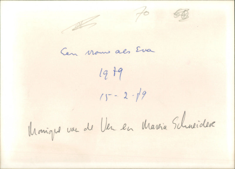 Een vrouw als Eva - Vintage Photograph