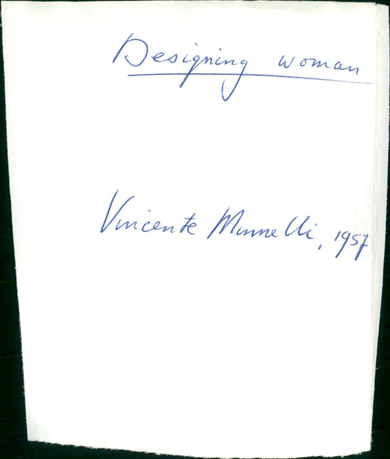 Designing woman - Vintage Photograph