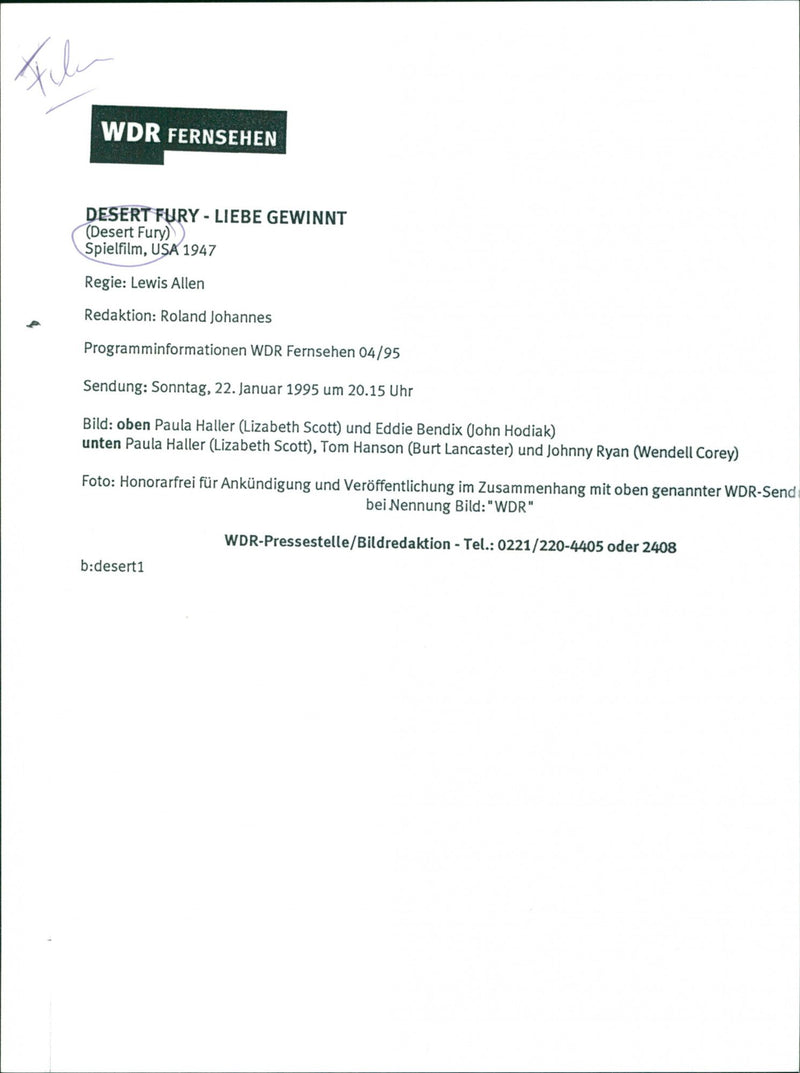 Desert Fury - Vintage Photograph