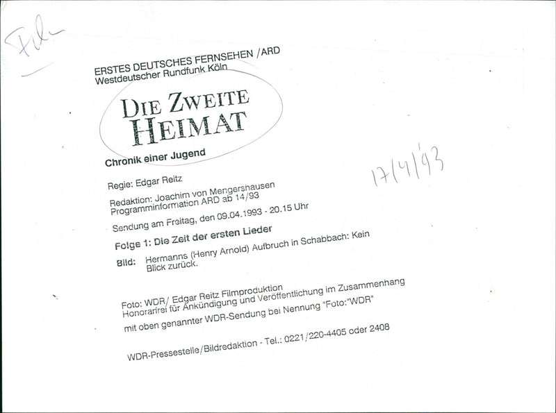 Die zweite Heimat - Vintage Photograph