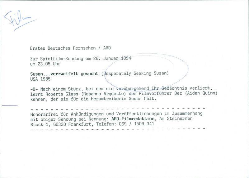 Desperately Seeking Susan - Vintage Photograph