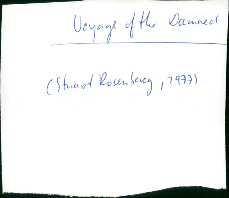 Voyage of the Damned - Vintage Photograph