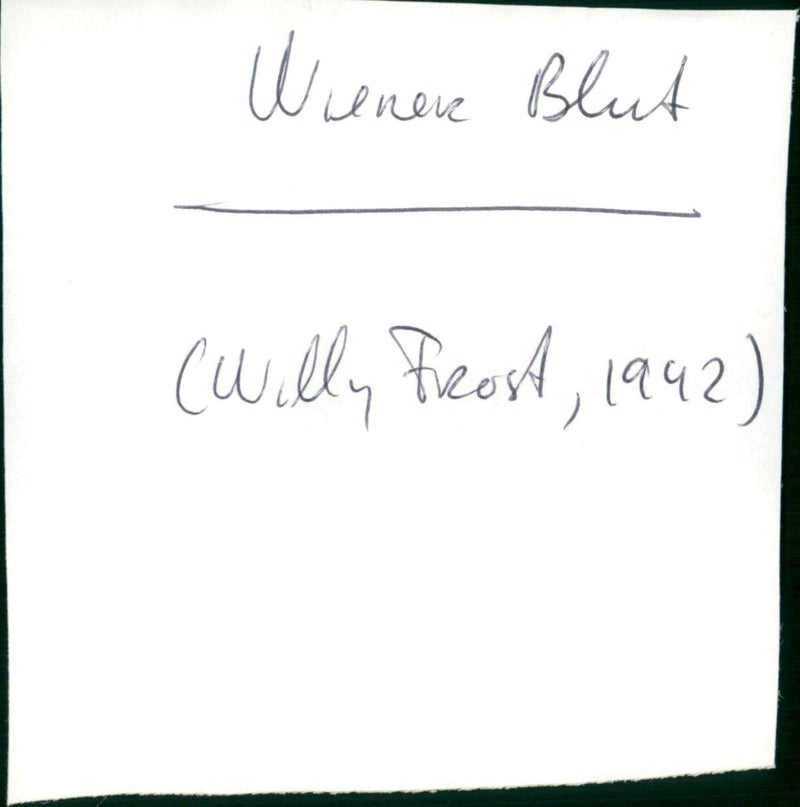 Wiener Blut - Vintage Photograph