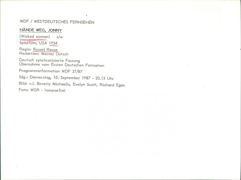 Wicked Woman - Vintage Photograph