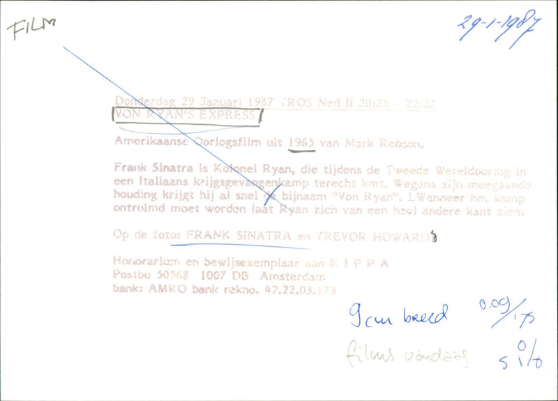 Von Ryan's Express - Vintage Photograph