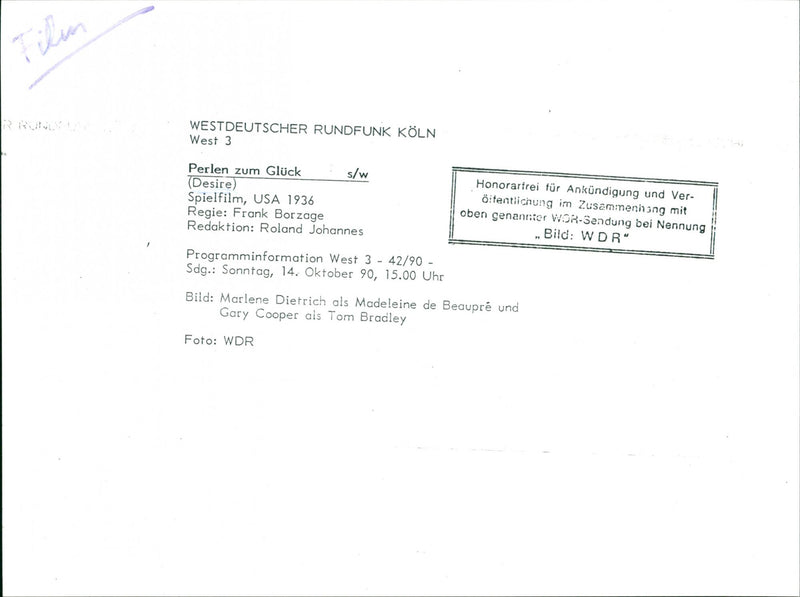 Gary Cooper and Marlene Dietrich - Vintage Photograph