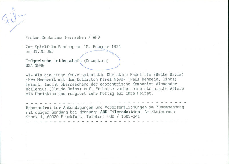 Deception - Vintage Photograph