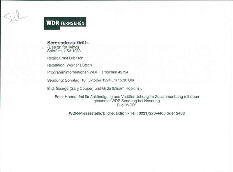 Gary Cooper and Miriam Hopkins - Vintage Photograph