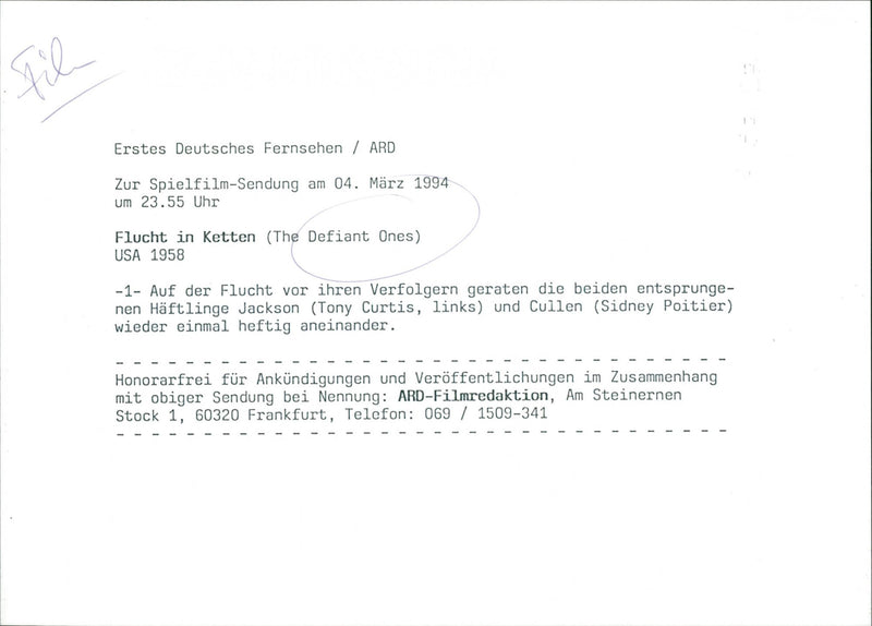 The Defiant Ones - Vintage Photograph