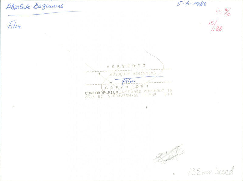 Absolute Beginners - Vintage Photograph