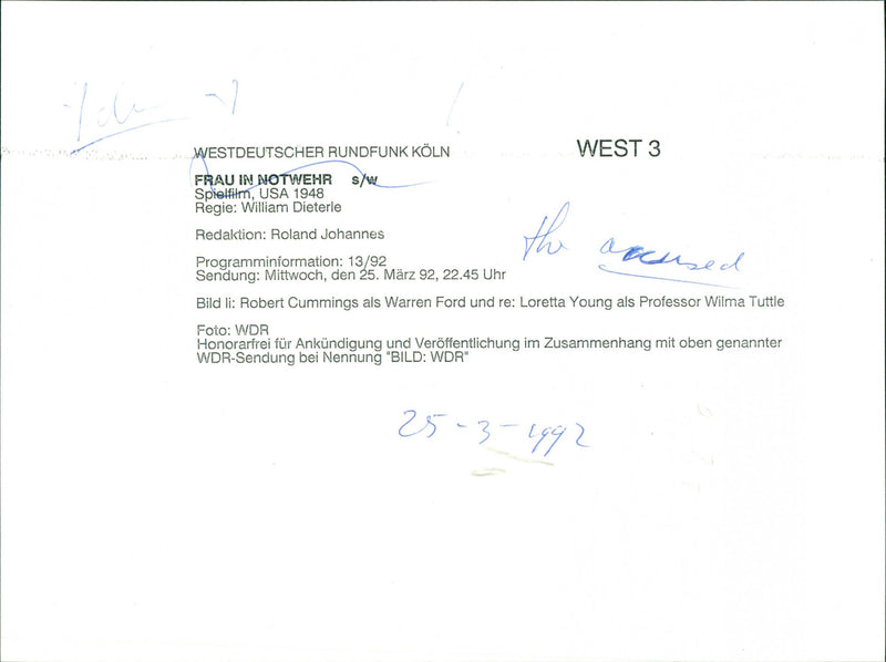 Frau in Notwehr - Vintage Photograph