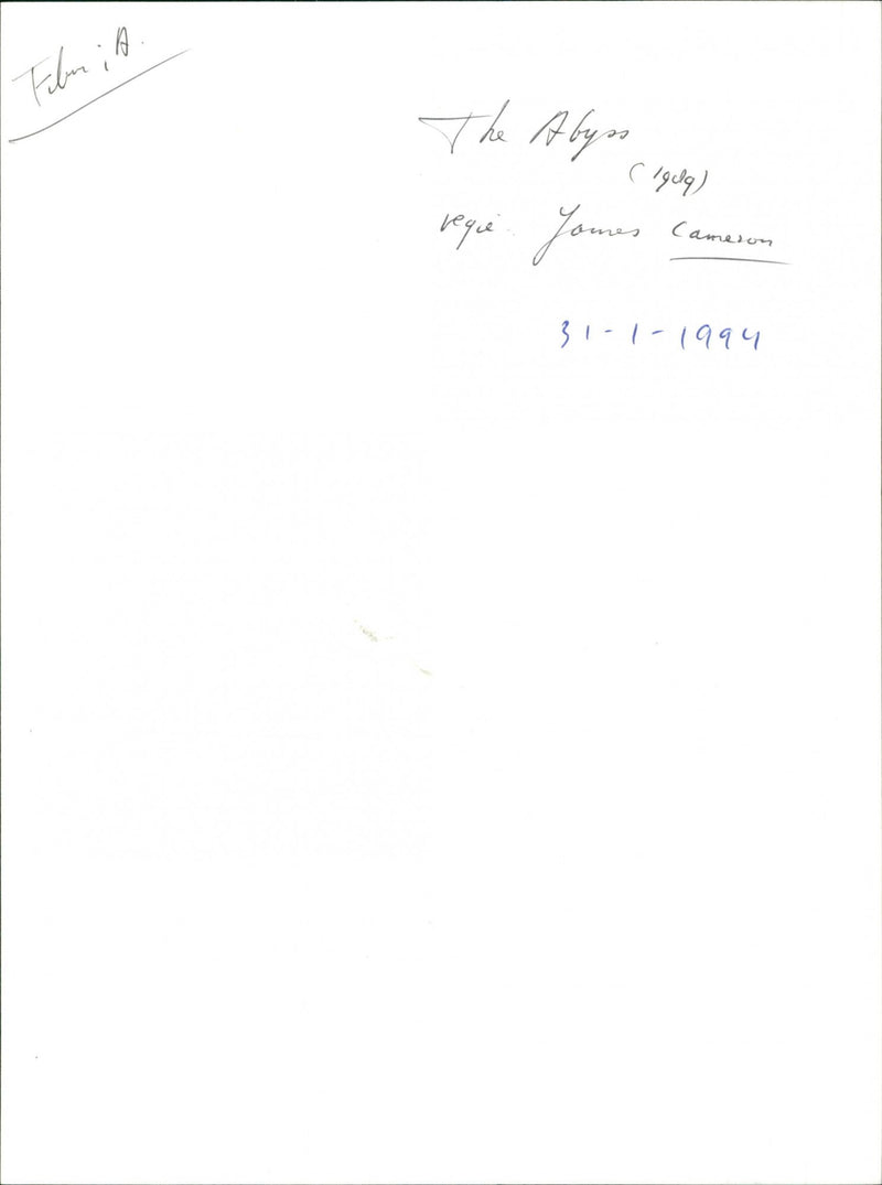 The Abyss - Vintage Photograph