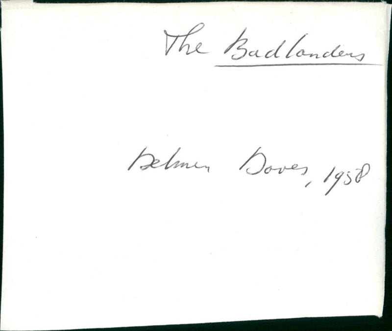 The Badlanders 1958 - Vintage Photograph