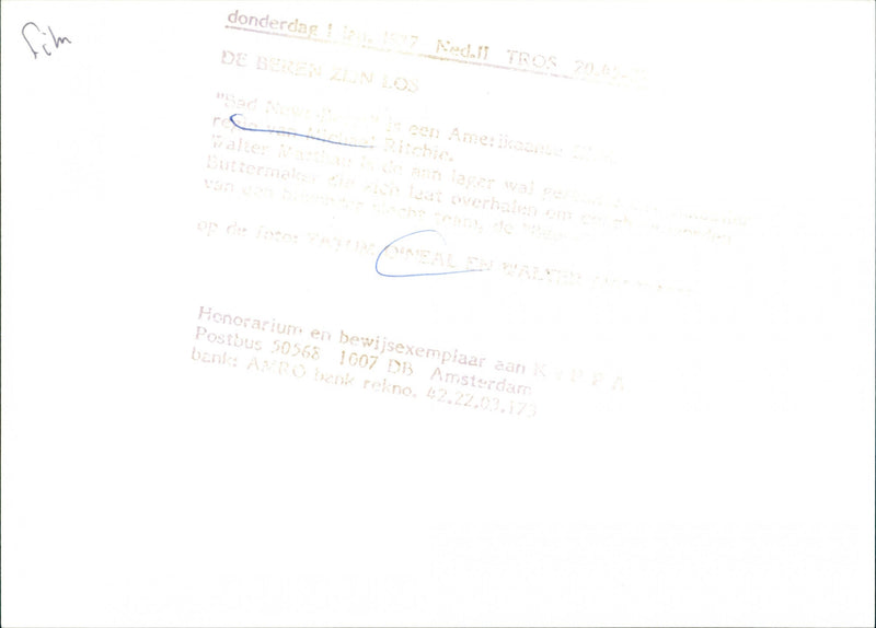 Tatum O'Neal and Walter Matthau - Vintage Photograph