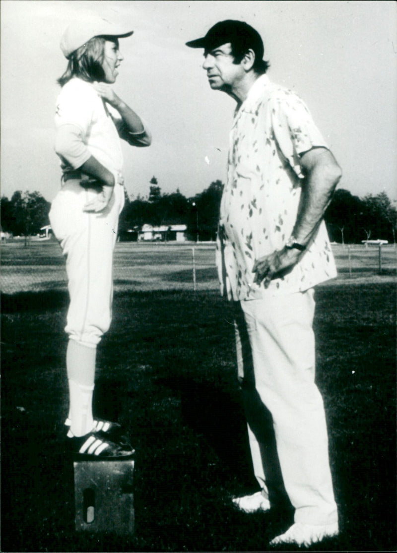 Tatum O'Neal and Walter Matthau - Vintage Photograph