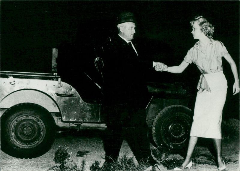 Spencer Tracy and Anne Francis - Vintage Photograph
