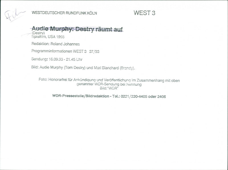 Destry - Vintage Photograph