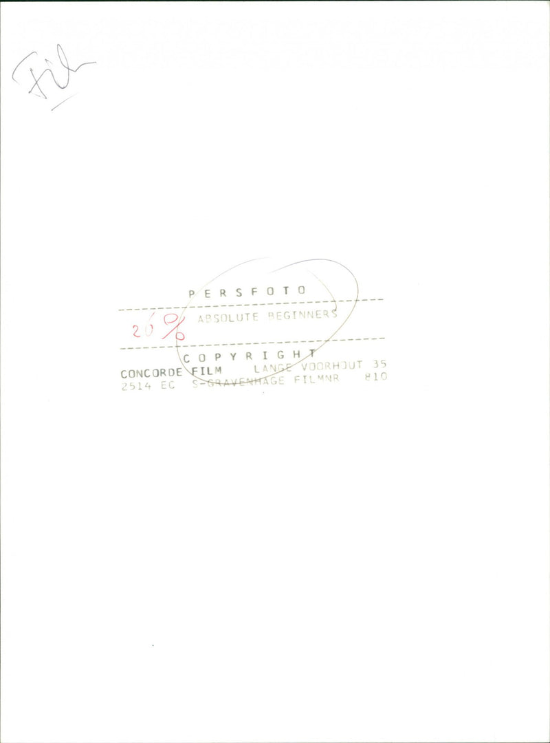 Absolute Beginners - Vintage Photograph