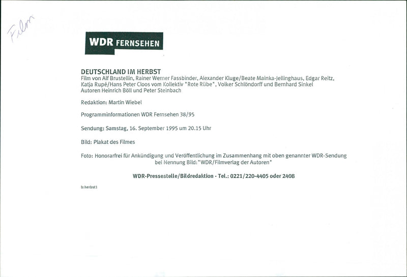 Deutschland im Herbst - Vintage Photograph