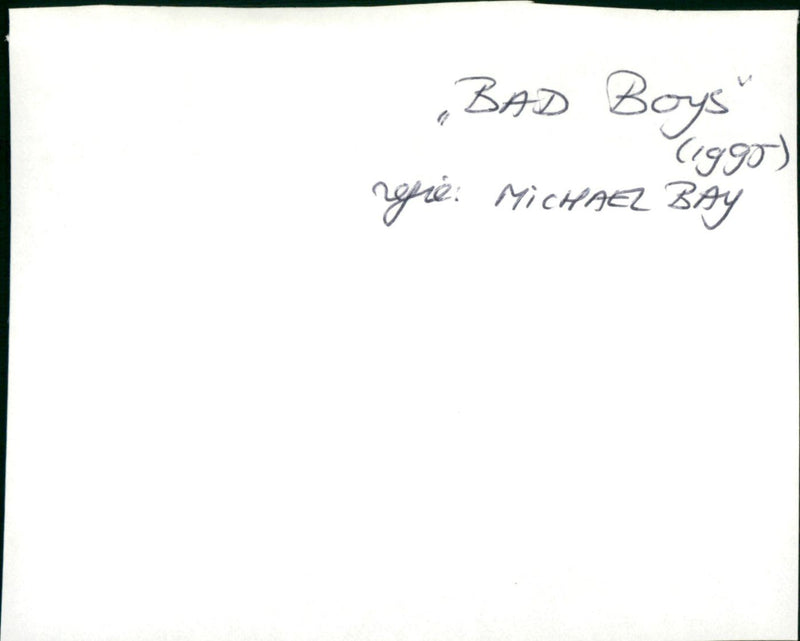 Bad Boys 1995 - Vintage Photograph
